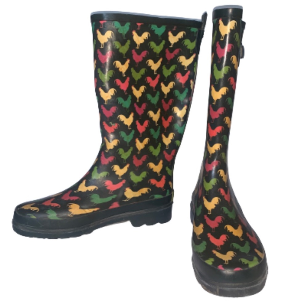 Western Chief Chicken Farm Tall Rain Boot - Picture 2 of 10